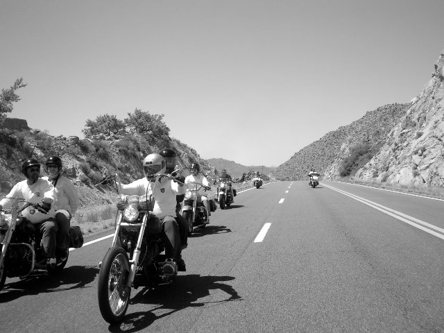 Leading Tour Motorcycle su un Chopper
